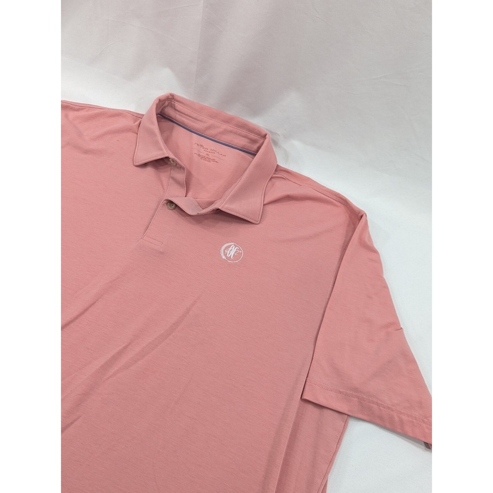 Peter Millar Seaside Wash Polo Shirt XL Oklahoma City Golf Short Sleeve Golf